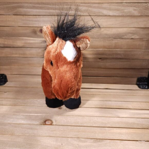 Ganz Webkinz Brown Arabian Horse Stuffed Plush 9" HM101 No Code Toy - Picture 2 of 5